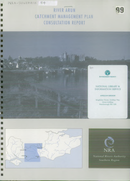 River Arun Catchment Management Plan Consultation Report