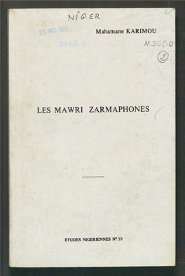 Les Mawri Zarmaphones