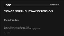 Yonge North Subway Extension