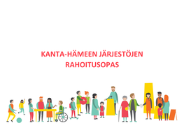 Kanta-Hämeen Järjestöjen Rahoitusopas