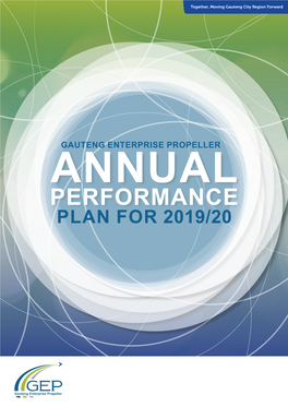 Annual Performance Plan for 2019