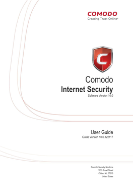 Comodo Internet Security Software Version 10.0