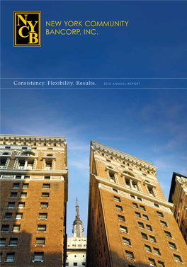 New York Community Bancorp Inc Annual Report 2010