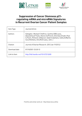 202 Upregulated Genes Probeid FC (Diff/Undiff) P Value Gene Symbol