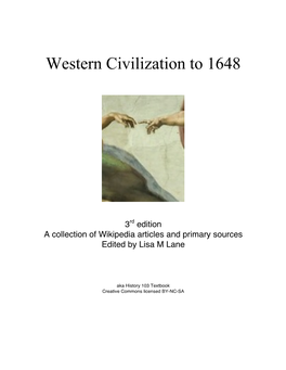 Western Civilization to 1648