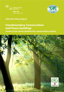 Transboundary Conservation and Peace-Building