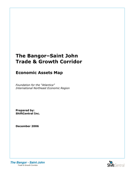 The Bangor–Saint John Trade & Growth Corridor