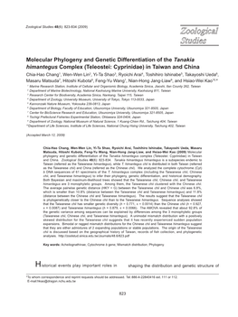 Molecular Phylogeny and Genetic Differentiation