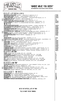 Mirabelle Wine List 6.18.20