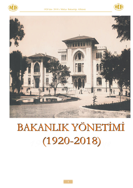 Bakanlik Yönetġmġ (1920-2018)