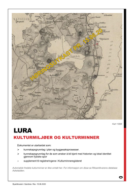 Lura Kulturmiljøer Og Kulturminner