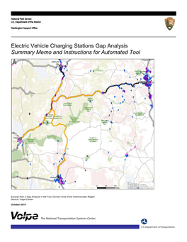 Electric Vehicle Charging Stations Gap Analysis Summary Memo and Instructions for Automated Tool