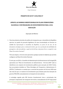 Projeto De Lei Nº 1204/Xiii/4ª Aprova As Normas Orientadoras Do Plano