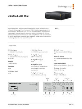 Ultrastudio HD Mini