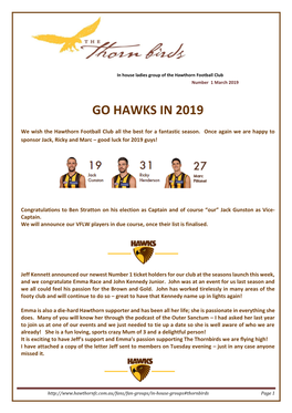 Go Hawks in 2019