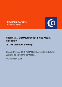 ACMA 28 Ghz Spectrum Planning November 2018 - 3