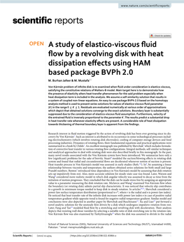 A Study of Elastico-Viscous Fluid Flow by a Revolving Disk with Heat