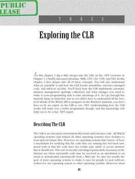 Exploring the CLR
