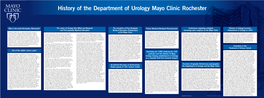 History of Mayo Clinic Rochester