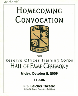 Homecoming Convocation