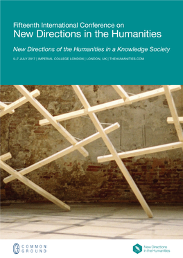 New Directions in the Humanities