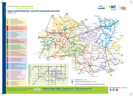 Liniennetzplan Regionalverkehr
