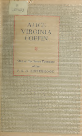 Alice Virginia Coffin, a Biographical Sketch