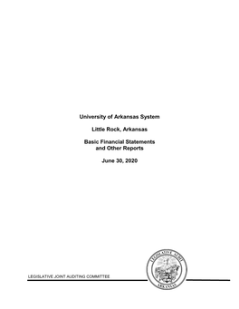 EDHE14120 University of Arkansas System