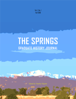 Graduate History Journal