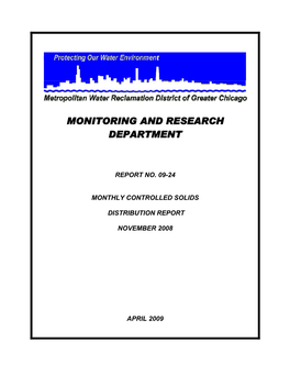 Monitoring and Research Department