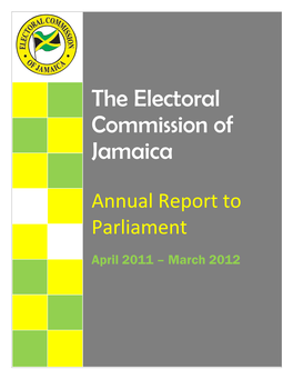 The Electoral Commission of Jamaica Annual Report to Parliament