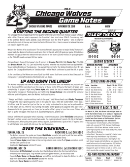 Chicago Wolves Game Notes CHICAGO at GRAND RAPIDS NOVEMBER 28, 2018 6 P.M