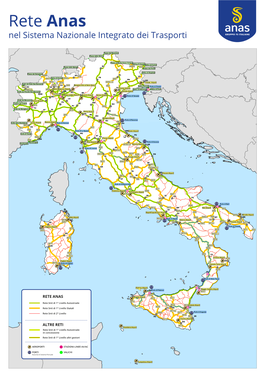 Rete Anas Nel Sistema Nazionale Integrato Dei Trasporti