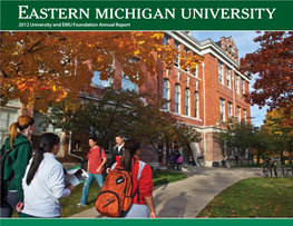 Eastern Michigan University 2012 Annual Report