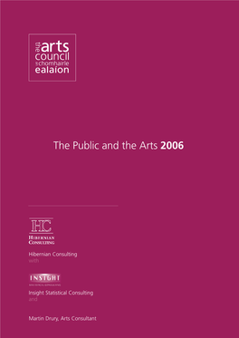 The Public and the Arts 2006