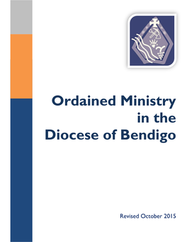 Ordained Ministry in the Diocese of Bendigo