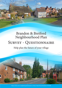 Survey - Questionnaire Help Plan the Future of Your Village