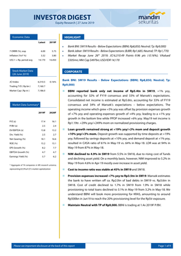 INVESTOR DIGEST Equity Research | 27 June 2019
