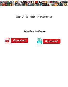 Copy of Rates Notice Yarra Ranges