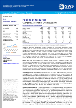 Pooling of Resources Initiation of Coverage Guangzhou Automobile Group (2238:HK)