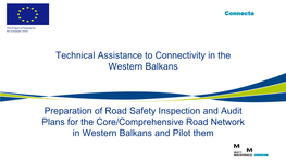 Road Safety Inspection and Audit Plans for the Western Balkans Core