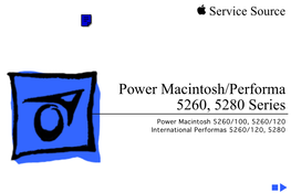 Power Macintosh/Performa 5260, 5280 Series