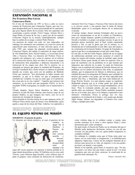 Cronologia Del Ninjutsu Equipo Secreto