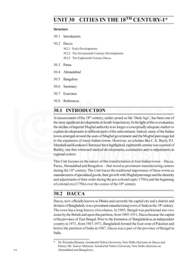 Unit 30 Cities in the 18 Century-1*