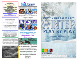 PLAY by PLAY Program Info, and More! These Alerts Can Be Company of Fellow Crafters