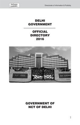 Online Directory 2016 Delhi Govt
