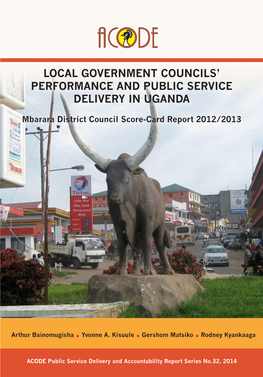 Local Government Councils' Performance and Public Service Delivery in Uganda