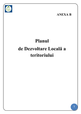 Planul De Dezvoltare Locală a Teritoriului