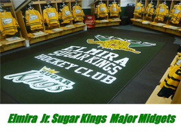 Elmira Jr. Sugar Kings Major Midgets Proposal