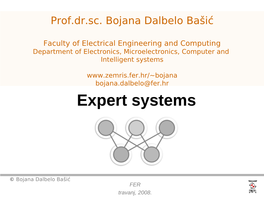 Expert Systems